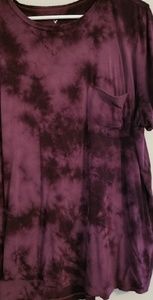 American Eagle Maroon Tie Dye t shirt XXL
